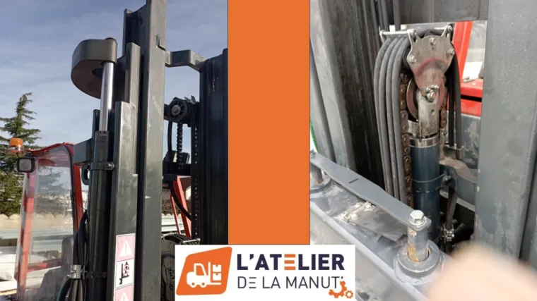 Remplacement Kit joint de vérin de levage sur un Tridirectionnel AMLIFT à Diémoz, Givors, L'Atelier de la Manut'