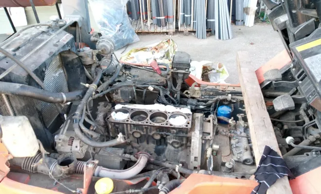 Remplacement de joint de culasse sur chariot gaz à Diémoz, Givors, L'Atelier de la Manut'